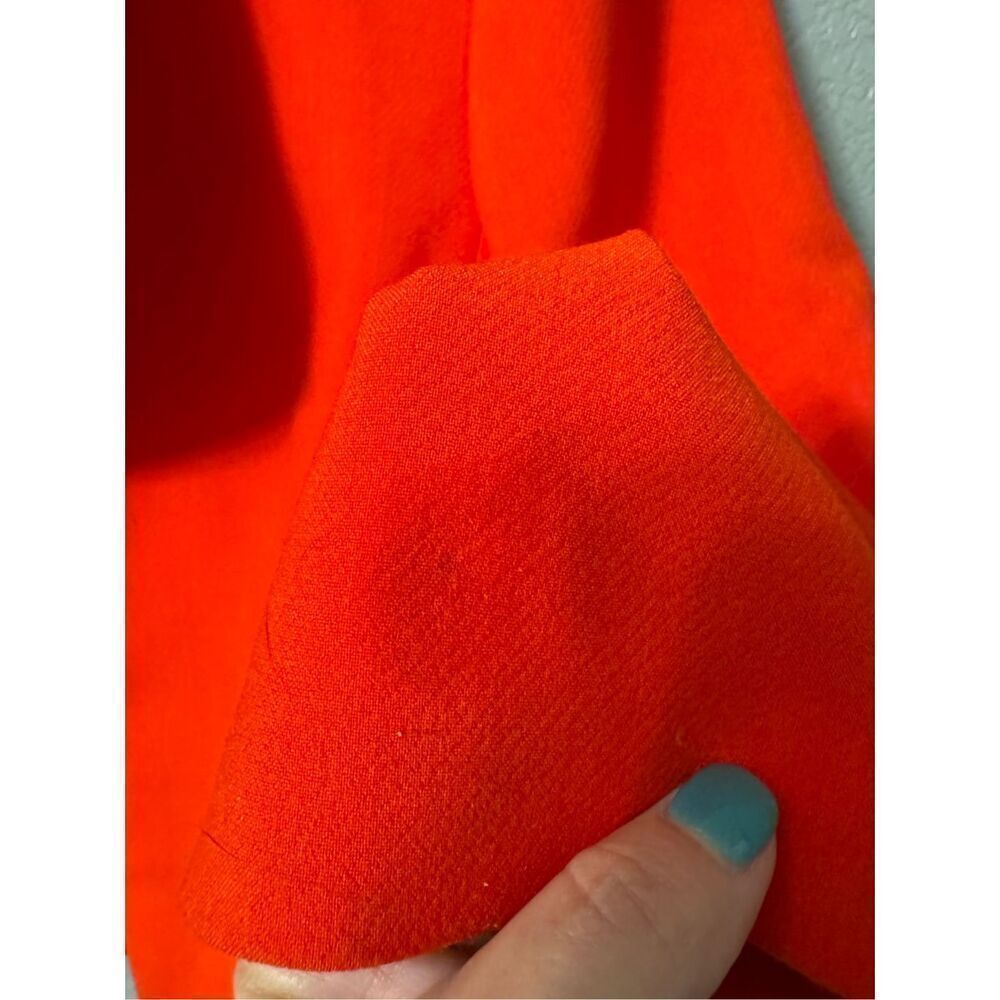 Talbots Open Front Draped Lapel Red Blazer Jacket… - image 3